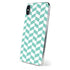 Blue White Chevron iPhone XS Skin