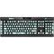 Blue White Chevron K95 RGB PLATINUM Mechanical Gaming Keyboard Skin