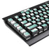 Blue White Chevron K95 RGB PLATINUM Mechanical Gaming Keyboard Skin