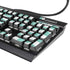 Blue White Chevron K95 RGB PLATINUM Mechanical Gaming Keyboard Skin