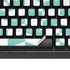 Blue White Chevron K95 RGB PLATINUM Mechanical Gaming Keyboard Skin
