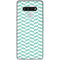 Blue White Chevron LG Stylo 6 Clear Case