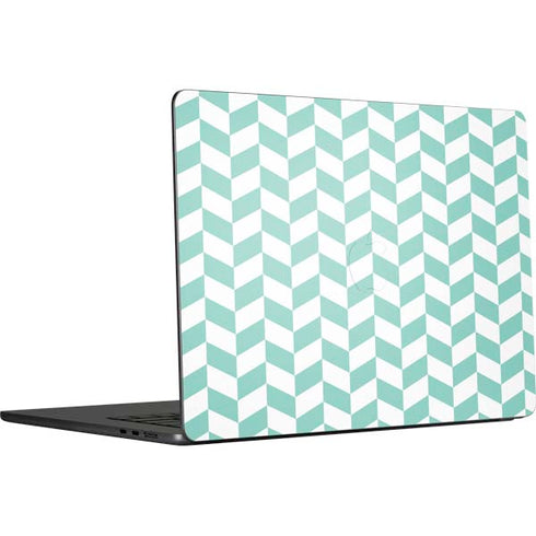 Blue White Chevron MacBook Air 15 in (2023) Skin