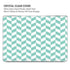 Blue White Chevron MacBook Pro 15in (2016-19) Case plus Skin