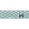 Blue White Chevron Magic Keyboard with Numeric Keypad Skin
