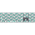 Blue White Chevron Magic Keyboard with Numeric Keypad Skin