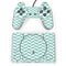 Blue White Chevron PlayStation Classic Bundle Skin
