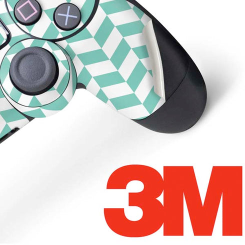 Blue White Chevron PS4 Controller Skin