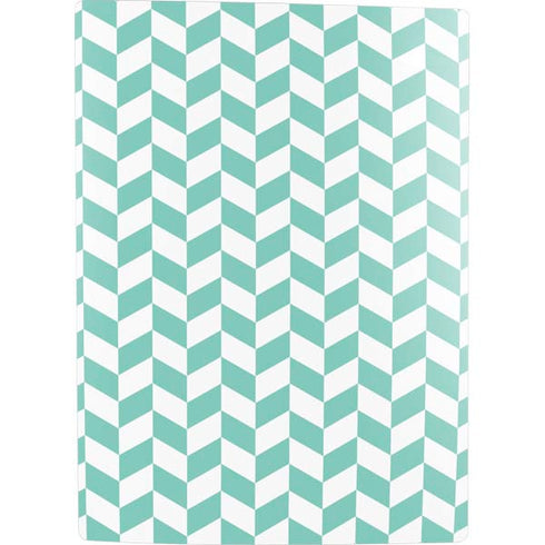 Blue White Chevron PS5 Digital Edition Bundle Skin