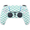 Blue White Chevron PS5 Controller Skin