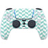 Blue White Chevron PS5 Controller Skin