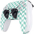 Blue White Chevron PS5 Controller Skin