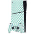 Blue White Chevron PS5 Slim Digital Edition Console Skin