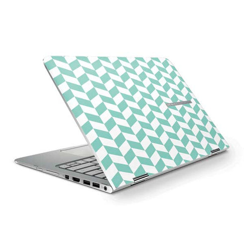 Blue White Chevron HP Spectre Skin