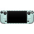 Blue White Chevron Steam Deck Handheld Gaming Computer Skin