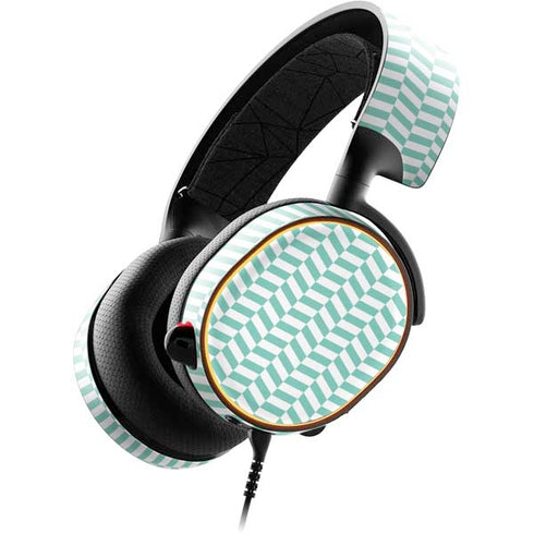 Blue White Chevron SteelSeries Arctis 5 Skin
