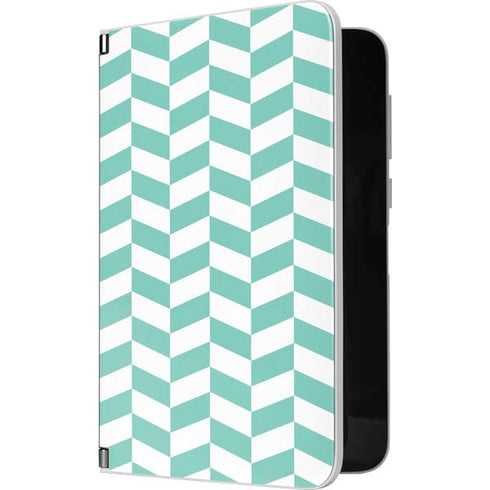 Blue White Chevron Surface Duo Skin