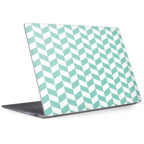 Blue White Chevron Surface Laptop 2 Skin