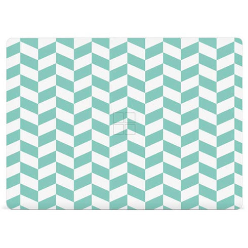 Blue White Chevron Surface Laptop 3 13.5in Skin