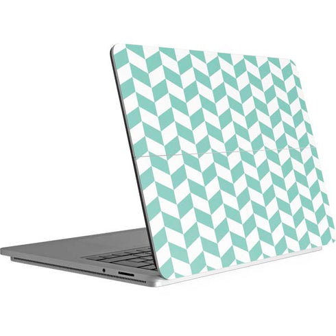 Blue White Chevron Surface Laptop Studio Skin