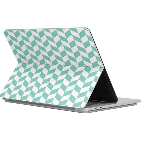 Blue White Chevron Surface Laptop Studio Skin