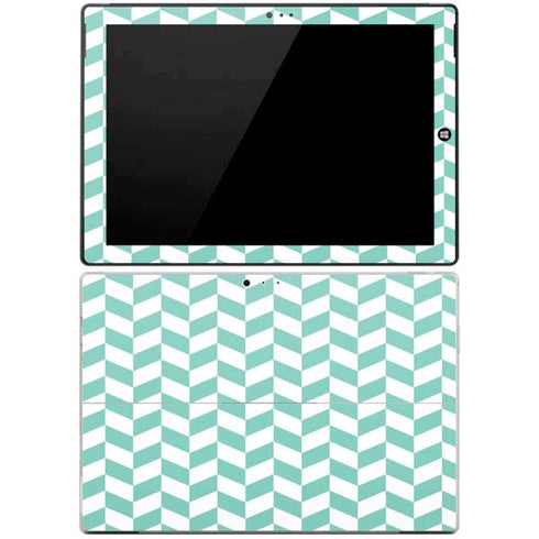 Blue White Chevron Surface Pro 3 Skin