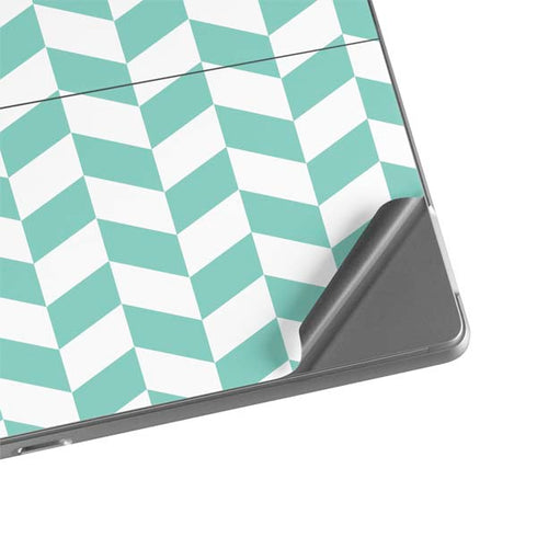 Blue White Chevron Surface Pro 8 Skin