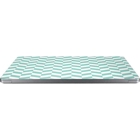 Blue White Chevron Universal Laptop 12in (9.8 x 6.8in) Skin
