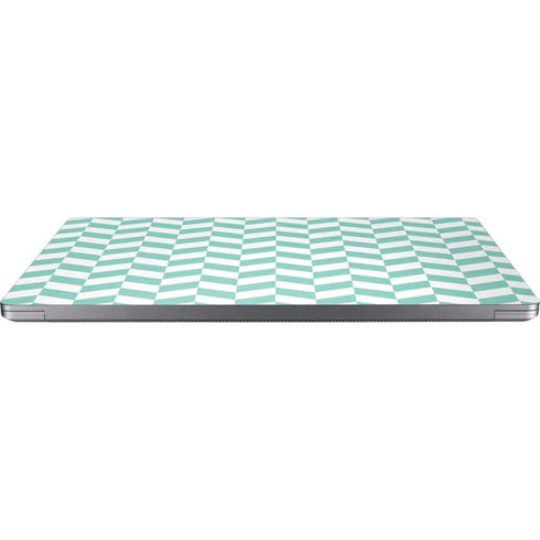 Blue White Chevron Universal Laptop 17in (13.8 x 10in) Skin