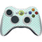 Blue White Chevron Xbox 360 Wireless Controller Skin