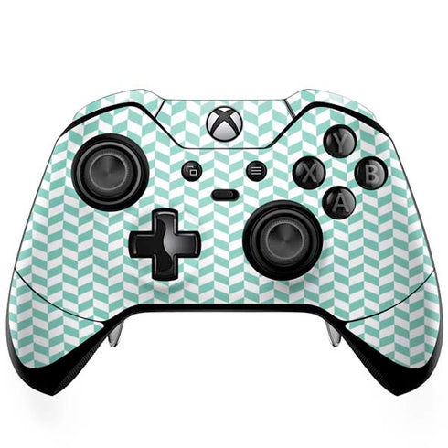 Blue White Chevron Xbox One Elite Controller Skin