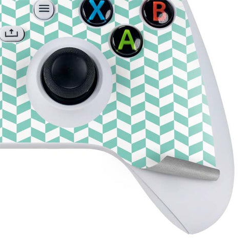 Blue White Chevron Xbox Series S Skins