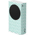 Blue White Chevron Xbox Series S Console Skin