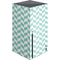 Blue White Chevron Xbox Series X Console Skin