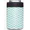 Blue White Chevron Yeti Colster Can Insulator Skin