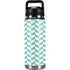 Blue White Chevron YETI Rambler 26oz Bottle Skin