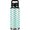 Blue White Chevron YETI Rambler 36oz Bottle Skin