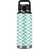 Blue White Chevron YETI Rambler 36oz Bottle Skin