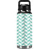 Blue White Chevron YETI Rambler 36oz Bottle Skin