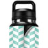 Blue White Chevron YETI Rambler 36oz Bottle Skin