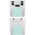 Blue White Chevron YETI Roadie 24 Hard Cooler Skin