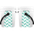 Blue White Chevron YETI Roadie 24 Hard Cooler Skin