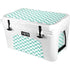 Blue White Chevron YETI Tundra 45 Hard Cooler Skin