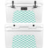 Blue White Chevron YETI Tundra 45 Hard Cooler Skin