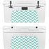 Blue White Chevron YETI Tundra 65 Hard Cooler Skin
