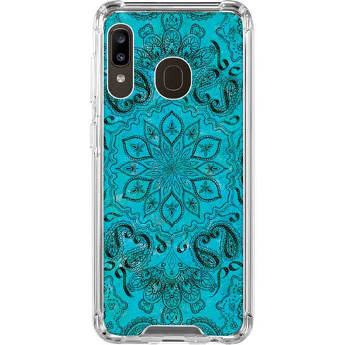 Blue Zen Ginseng Galaxy A30 Clear Case