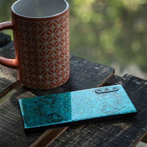 Blue Zen Ginseng Galaxy Note 10 Skin