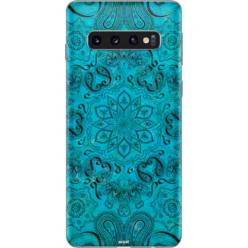 Blue Zen Ginseng Galaxy S10 Skin