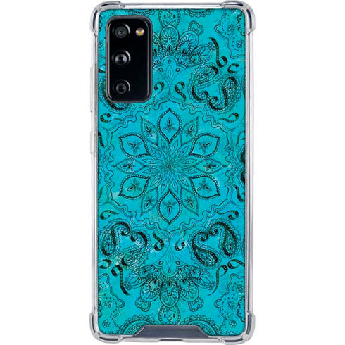 Blue Zen Ginseng Galaxy S20 FE Clear Case