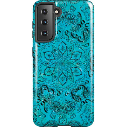 Blue Zen Ginseng Galaxy S21 5G Pro Case